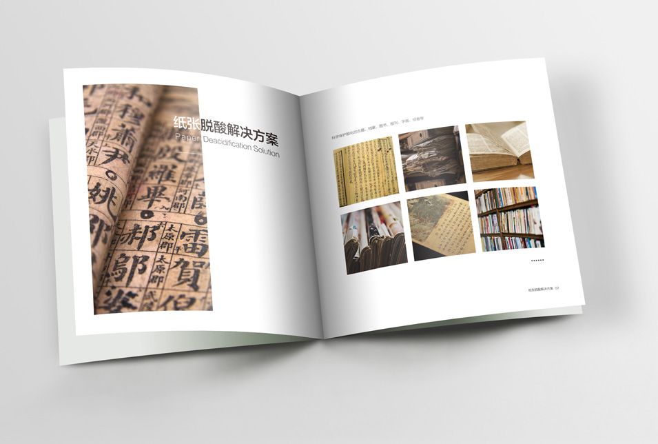 邁越文保宣傳畫冊設計